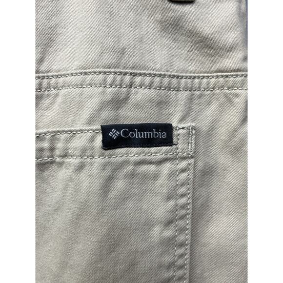 Columbia Pants Mens 36x32 Khaki Canvas Relaxed Fit Hike Camping Outdoors Casual - Picture 6 of 8